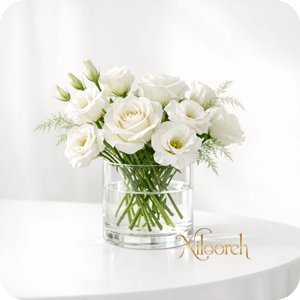 Minimal White Guest Table-1