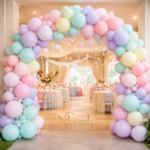pastel-birthday-balloon-arch-1