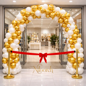 white-gold-balloon-arch-1