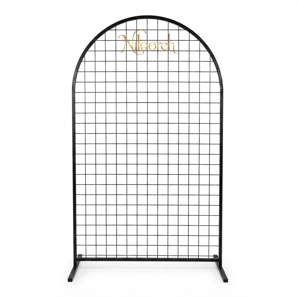 black-metal-mesh-backdrop-rental black-metal-mesh-backdrop-rental