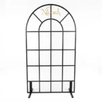 black-metal-window-backdrop-rental