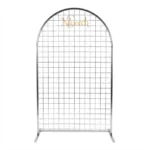 silver-metal-mesh-backdrop-rental