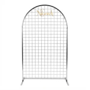 silver-metal-mesh-backdrop-rental