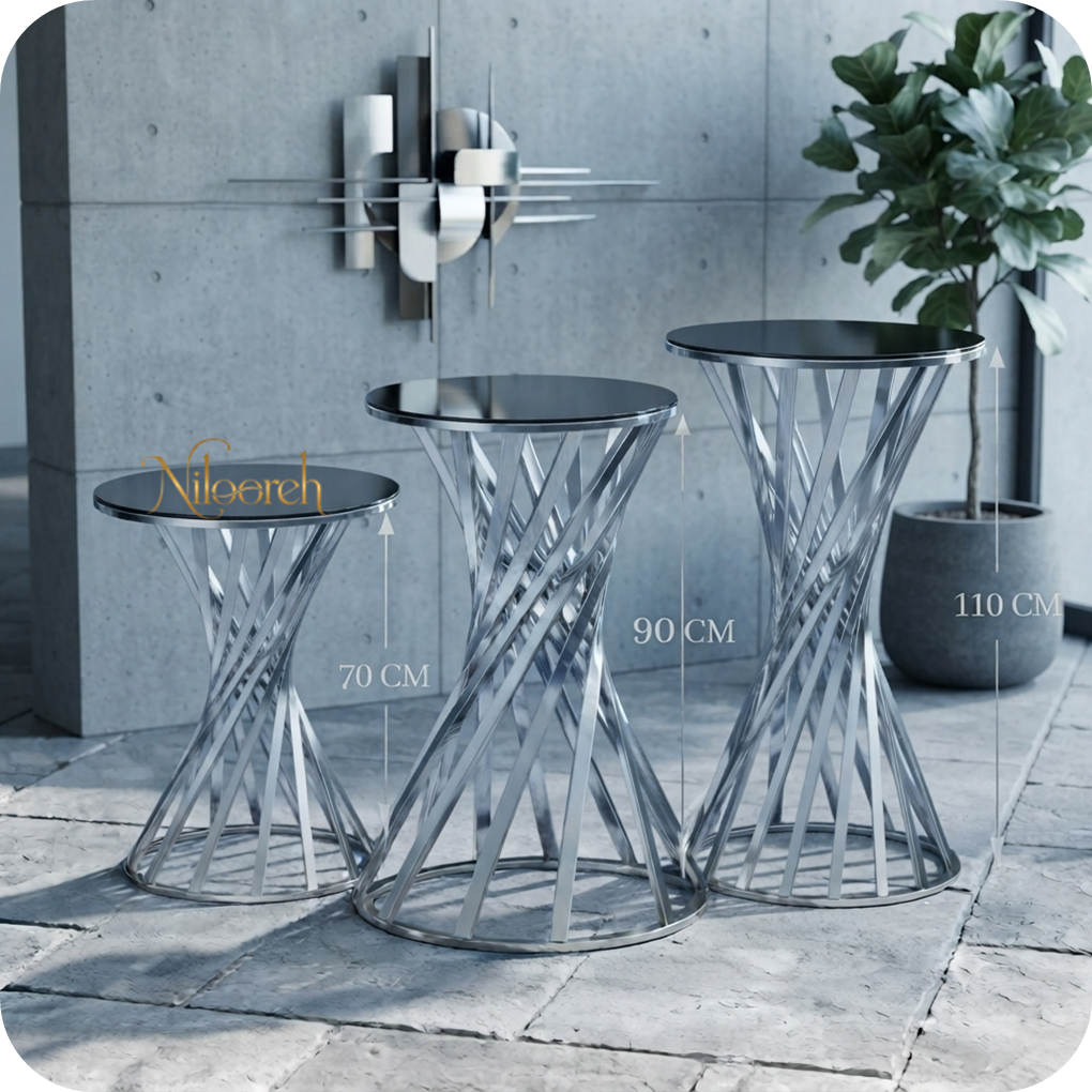 silver-twisted-suarez-table-110 silver-twisted-suarez-table-110
