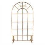 gold-metal-window-backdrop-rental