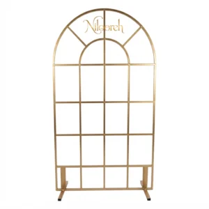gold-metal-window-backdrop-rental