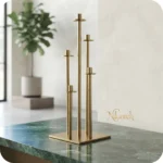 five-arm-crystal-rod-candelabra-rental
