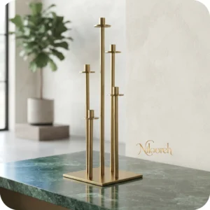 five-arm-crystal-rod-candelabra-rental